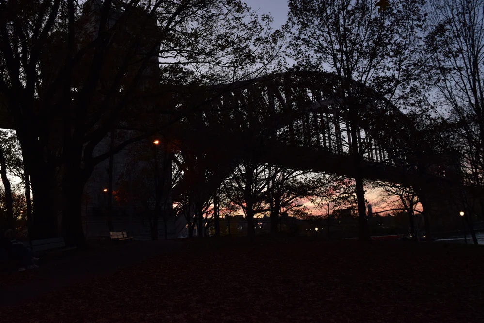 Astoria landscape at dusk